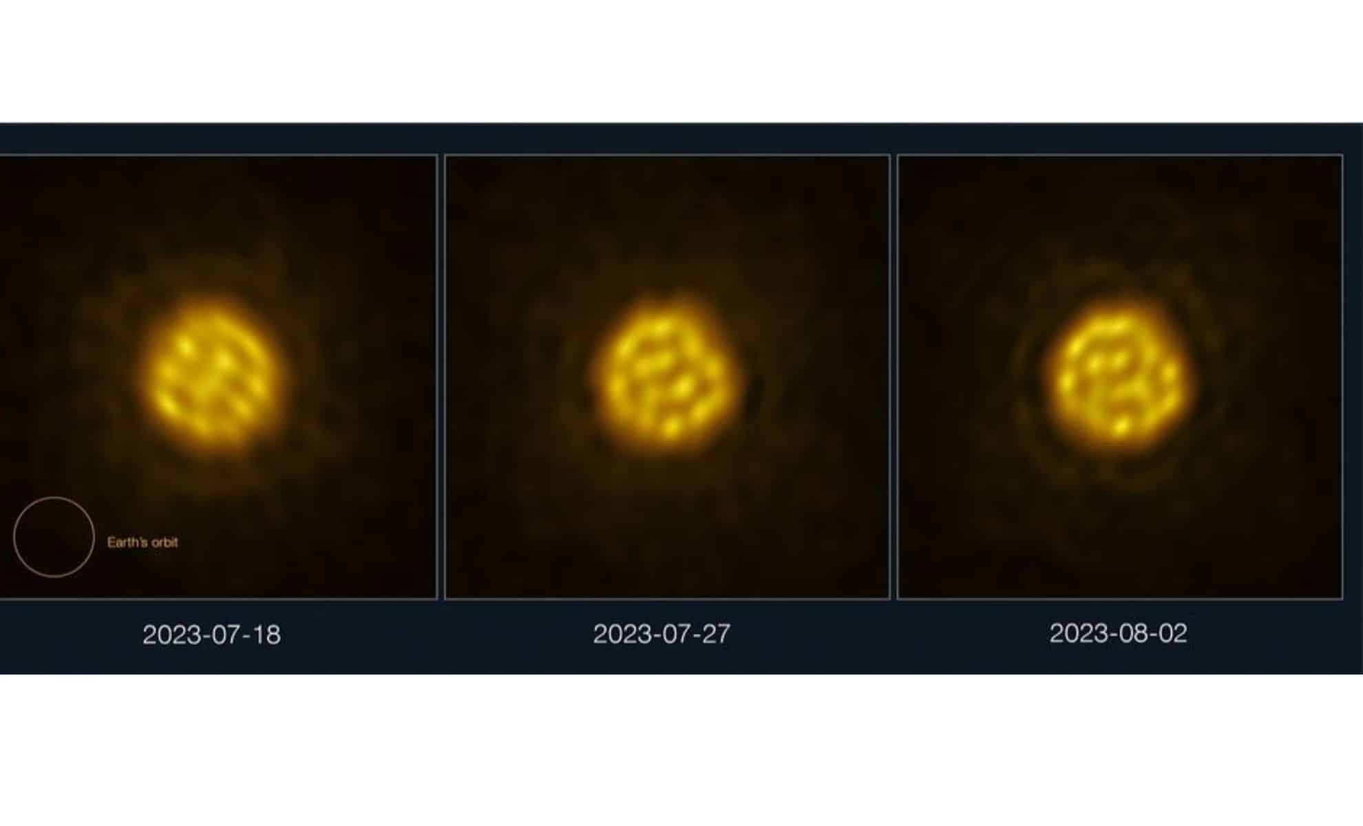 Astronomers Capture Unprecedented View Of Giant Bubbles On Distant Star's Surface