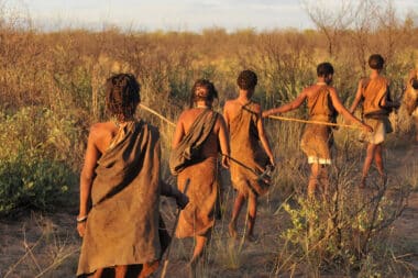 Bushmen Kalahari Desert