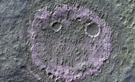 Esa Spots Ancient 'smiley Face' On Mars — A Clue In The Search For Life