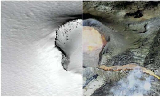 First Evidence Of Volcanic Spatter Cone Discovered On Mars. Credit: Ian T.W. Flynn