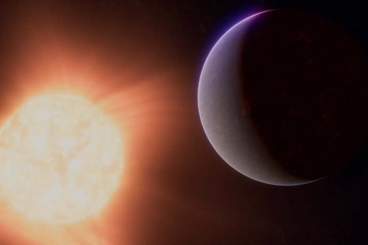 James Webb Telescope Detects Atmosphere Around Rocky Exoplanet