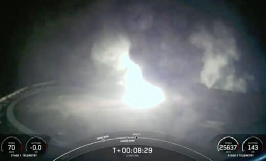 Spacex Falcon 9 Booster Crashes During Landing After Successful Starlink Launch