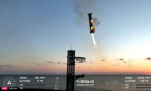 Spacex Successfully Launches And Lands Starship Booster In Historic Fifth Flight