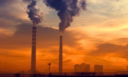 Methane Emissions From A Factory