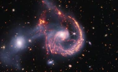 Webb Telescope Offers A Deeper Look Into Galactic Collisions In Arp 107