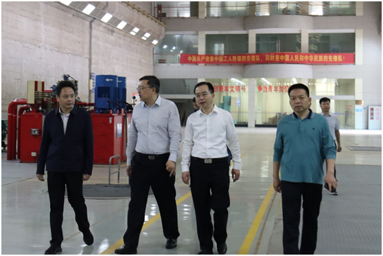 省国资委党委委员、副主任毛育新带队赴星空(中国)株洲航电分星空官方网页版开展安全生产督查