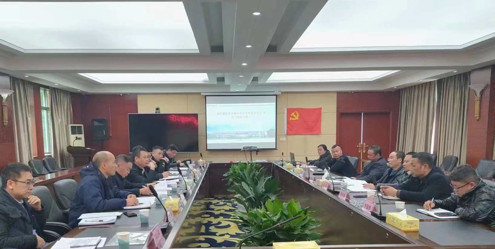 株洲航电分星空官方网页版、空洲岛星空官方网页版联合调研安江水电站和清水塘水电站
