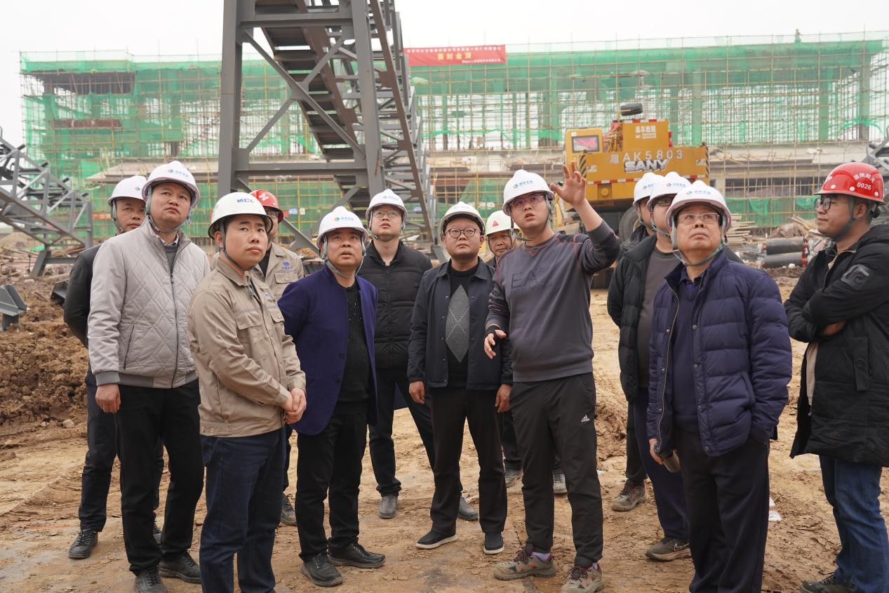 沅江市市长罗必胜调研星空(中国)沅江机制砂和砂石集散中心建设项目